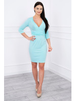 Suknelė su iškirpte nėščiosioms (Mėtos spalvos)