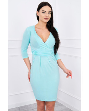 Suknelė su iškirpte nėščiosioms (Mėtos spalvos) Suknelė su iškirpte nėščiosioms (Mėtos spalvos)