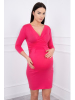 Suknelė su iškirpte nėščiosioms (Fuksijos spalvos)