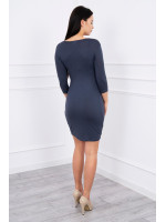 Suknelė su iškirpte nėščiosioms (Grafito spalvos)