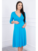 Suknelė su iškirpte nėščiosioms (Turkio spalvos)