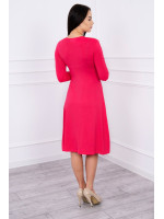 Suknelė su V formos iškirpte nėščiosioms (Fuksijos spalvos)