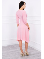Suknelė su V formos iškirpte nėščiosioms (Šviesiai rožinės spalvos)