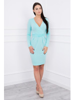 Suknelė su V formos iškirpte nėščiosioms (Mėtos spalvos)