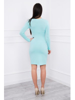 Suknelė su V formos iškirpte nėščiosioms (Mėtos spalvos)