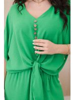 Palaidinės ir kelnių kostiumas moterims (žalias)