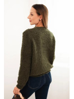 Moteriškas megztinis su mohera (Chaki)