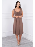 Suknelė su raišteliu nėščiosioms (Kapučino)