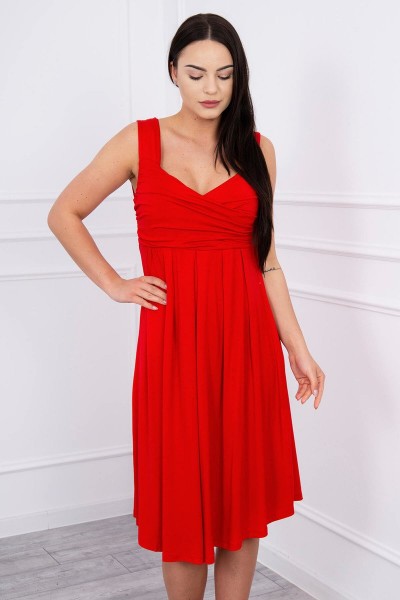 Suknelė su raišteliu (Raudona)
