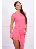 Proginė asimetriška suknelė (Rožinė neoninė)