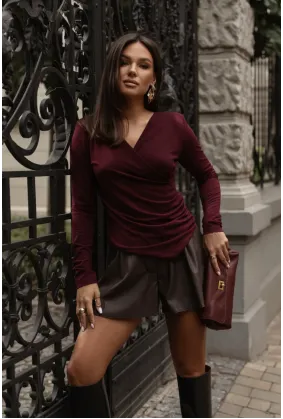Moteriška palaidinė Claire (bordo)