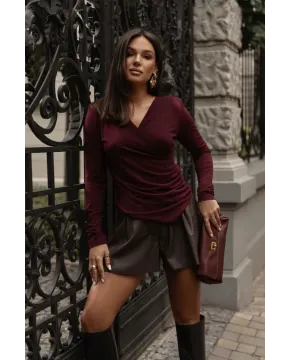 Moteriška palaidinė Claire (bordo)