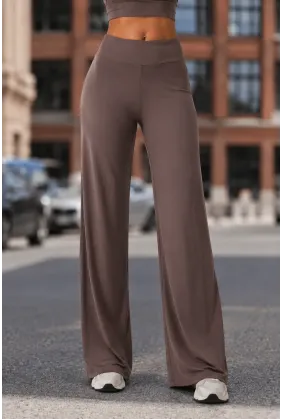 Moteriškos yoga kelnės (rusvos)