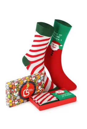 Kalėdinės kojinės dėžutėje (2 vnt.)