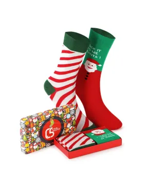 Kalėdinės kojinės dėžutėje (2 vnt.)