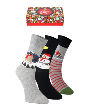 Kalėdinės kojinės dėžutėje (3 vnt.)