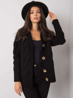 Vilnonis kardiganas Louissine Rue PARIS (Juodos spalvos)