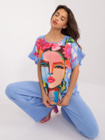 Laisvalaikio kostiumas moterims (mėlynas)