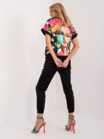 Veliūrinis laisvalaikio kostiumas moterims (juodas)