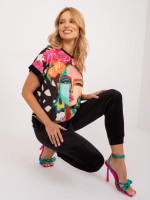 Veliūrinis laisvalaikio kostiumas moterims (juodas)