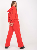 Sportinio stiliaus laisvalaikio kostiumėlis su gobtuvu (raudonos spalvos)