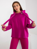 2 dalių moteriškas sportinis kostiumėlis (Fuksijos spalvos)