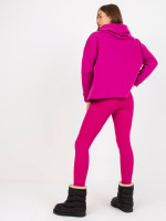 2 dalių moteriškas sportinis kostiumėlis (Fuksijos spalvos)