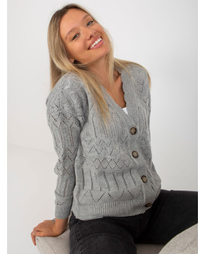  Kardiganas moterims Rue PARIS (pilkos spalvos)