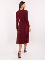 Elegantiška maxi suknelė moterims (bordo)