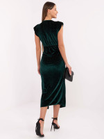Elegantiška maxi suknelė moterims su blizgučiais (žalia)
