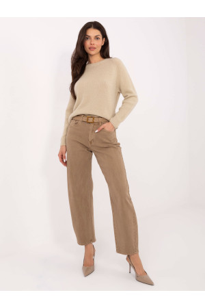 Megztinis moterims su alpakos vilna (smėlio spalva)