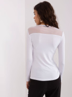 Palaidinė moterims su tinkleliu (baltos spalvos)