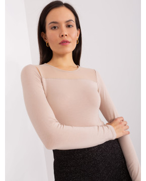 Palaidinė moterims su tinkleliu (smėlio spalvos)