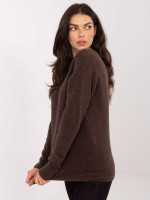 Megztinis moterims su alpakos vilna (ruda spalva)