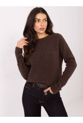 Megztinis moterims su alpakos vilna (ruda spalva)