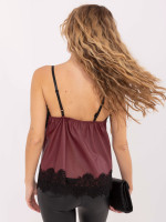 Eko odos palaidinė moterims (bordo)