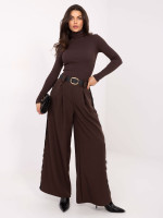 Moteriškas golfas Rue Paris (tamsiai rudos spalvos)