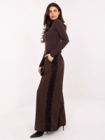 Moteriškas golfas Rue Paris (tamsiai rudos spalvos)