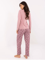 2 dalių medvilninė pižama (šviesiai rožinės spalvos)