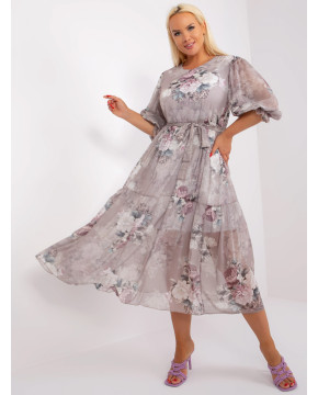 Plus size dydžio midi suknelė moterims Lakert (pilka) Plus size dydžio midi suknelė moterims Lakert (pilka)