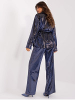 Puošnus laisvalaikio kostiumas moterims (mėlynas)