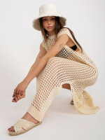 Vasarinė paplūdimio suknelė (Smėlio spalvos)