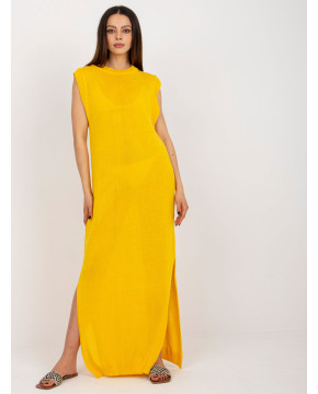 Vasarinė ilga suknelė (Geltonos spalvos)