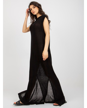 Vasarinė ilga suknelė (Juodos spalvos)