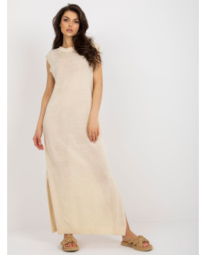 Vasarinė ilga suknelė (Smėlio spalvos)