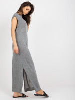 Vasarinė ilga suknelė (Pilkos spalvos)