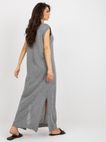 Vasarinė ilga suknelė (Pilkos spalvos)