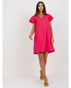 Proginė suknelė moterims Rue Paris (fuksijos spalvos)