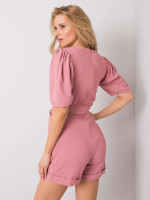 Trumpas kombinezonas moterims (Rožinės spalvos)