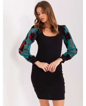 Proginė mini suknelė Rue Paris (juoda)